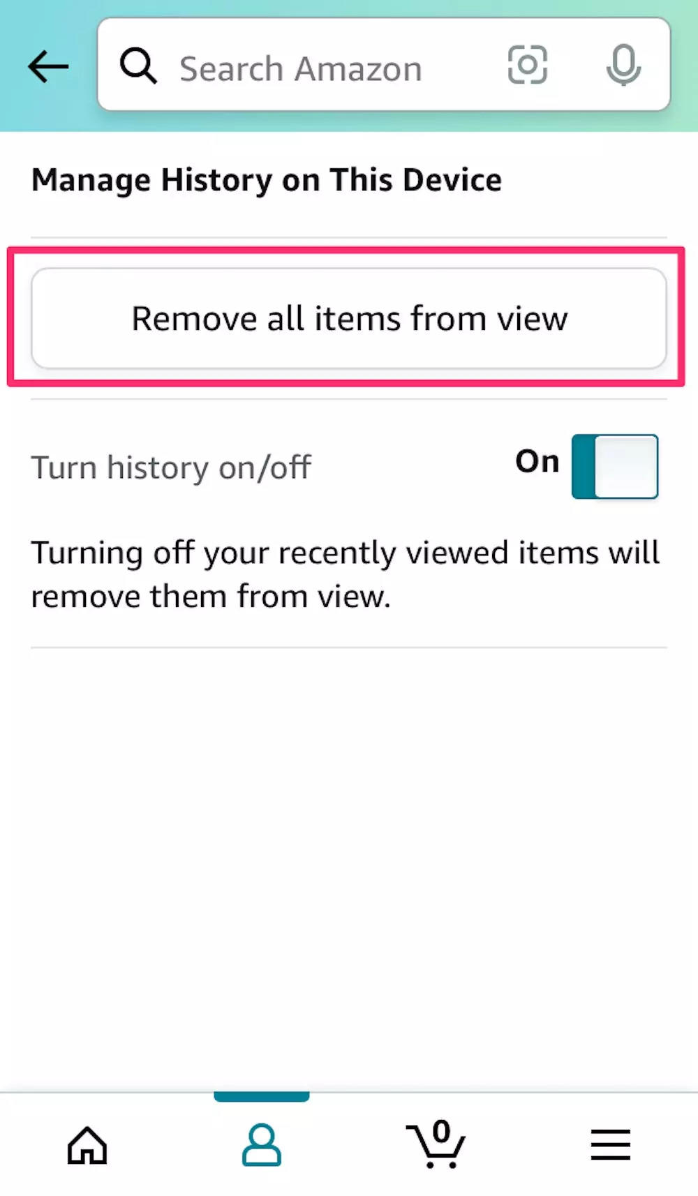 How to Edit and Delete Your Amazon Browsing History, and Turn Off Tracking
