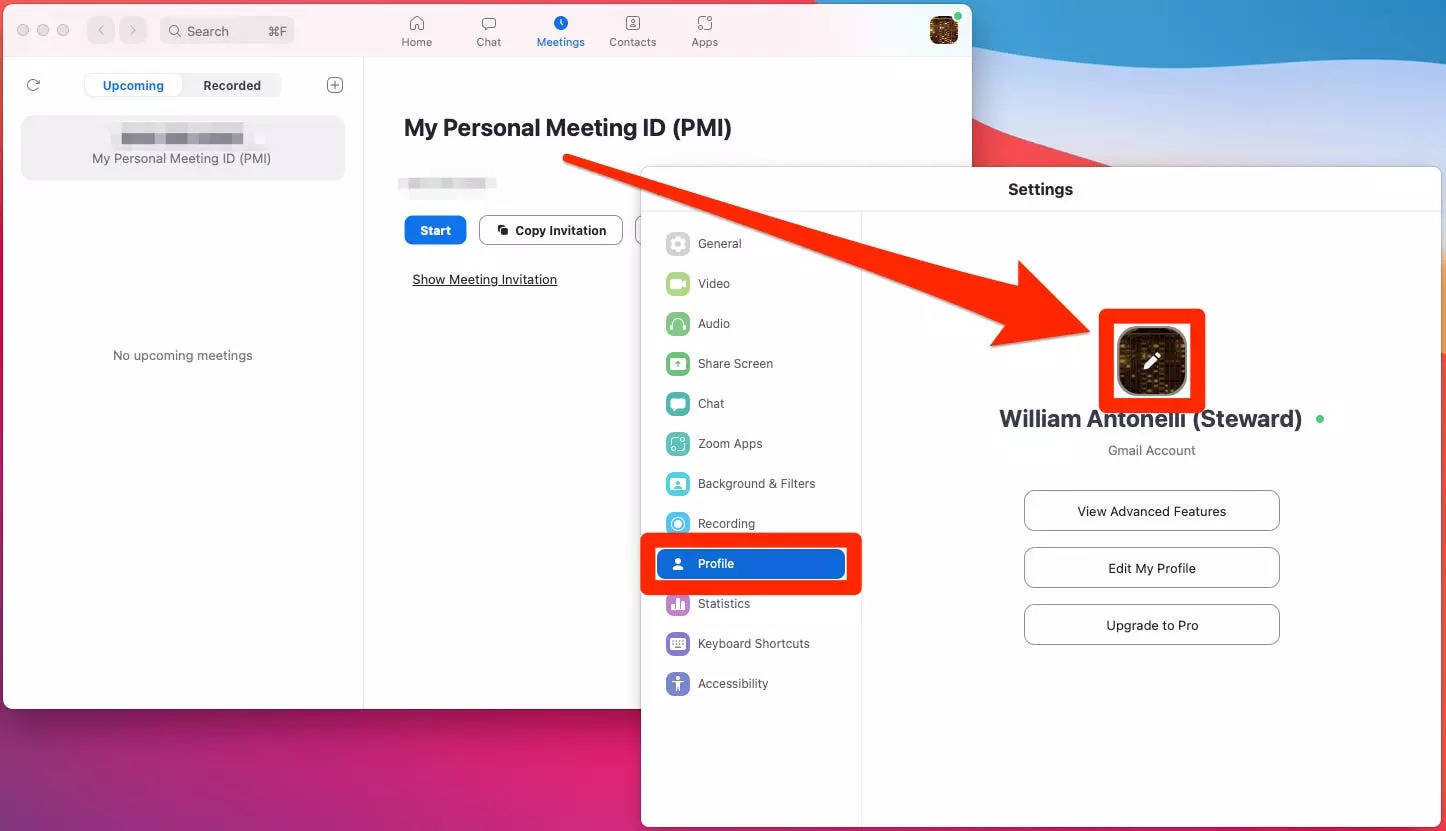 How to change your Zoom profile picture on any device