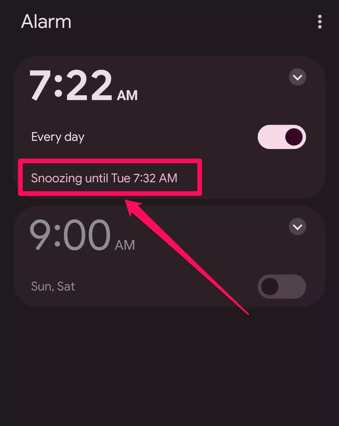 How to cancel or delete an alarm on an Android or iPhone