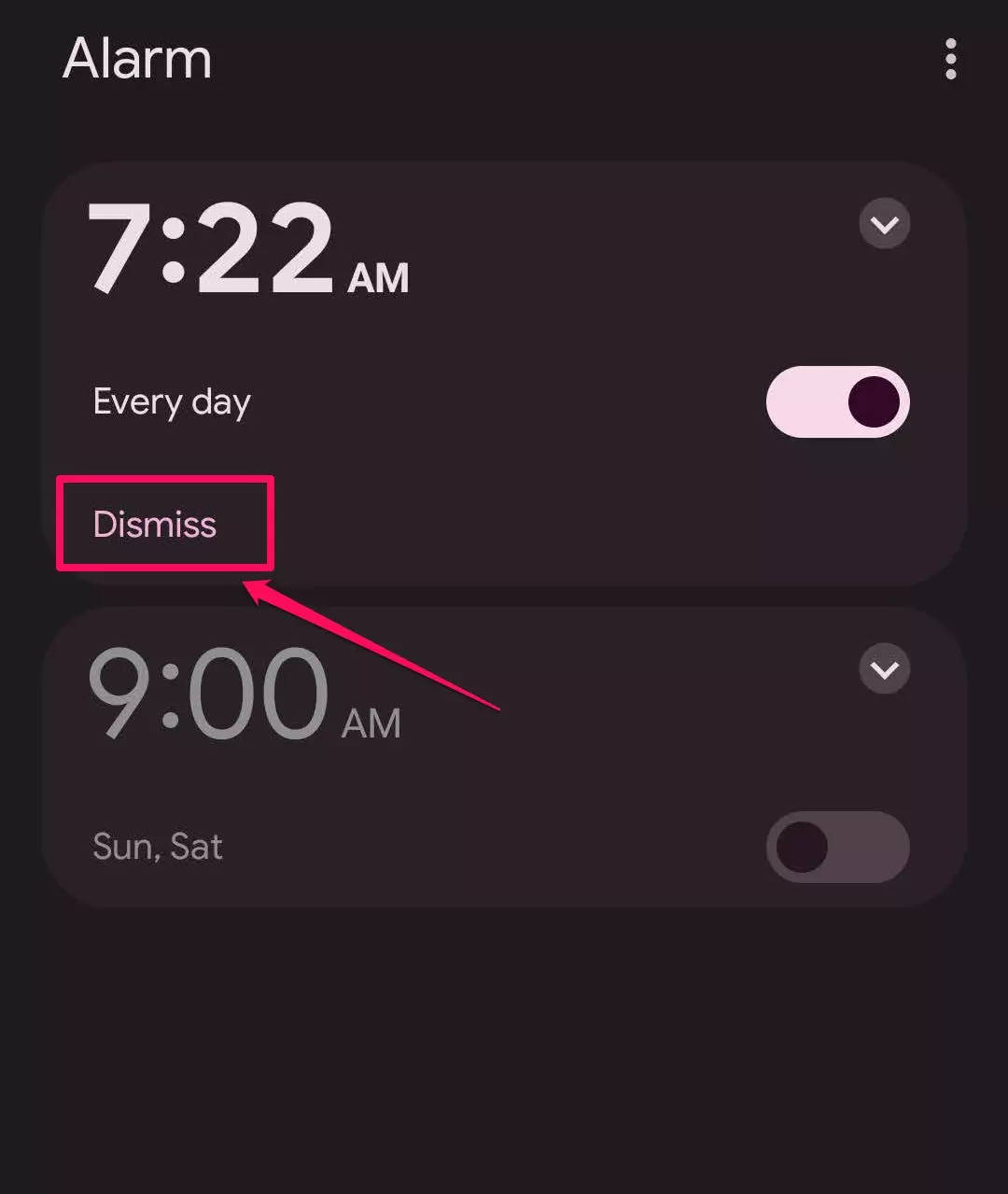 How to cancel or delete an alarm on an Android or iPhone
