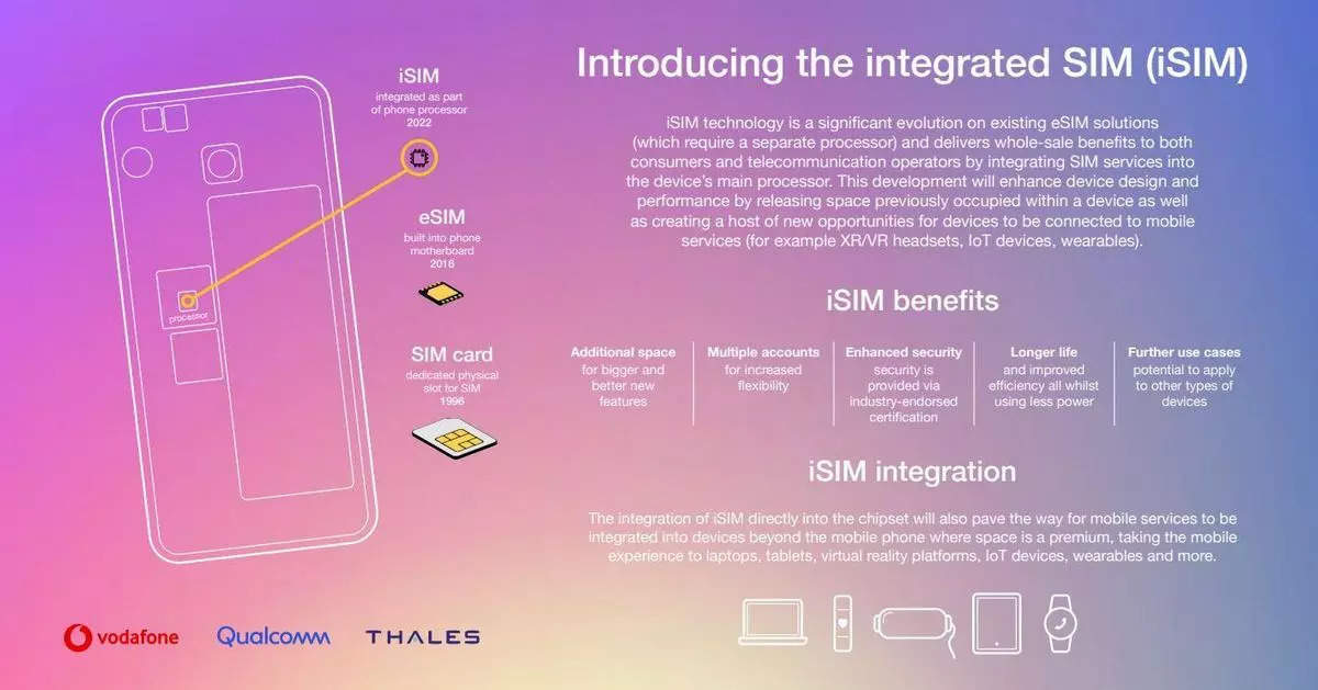 Qualcomm's new iSIM tech could bring better connectivity options to wearables, laptops, tablets and IoT devices