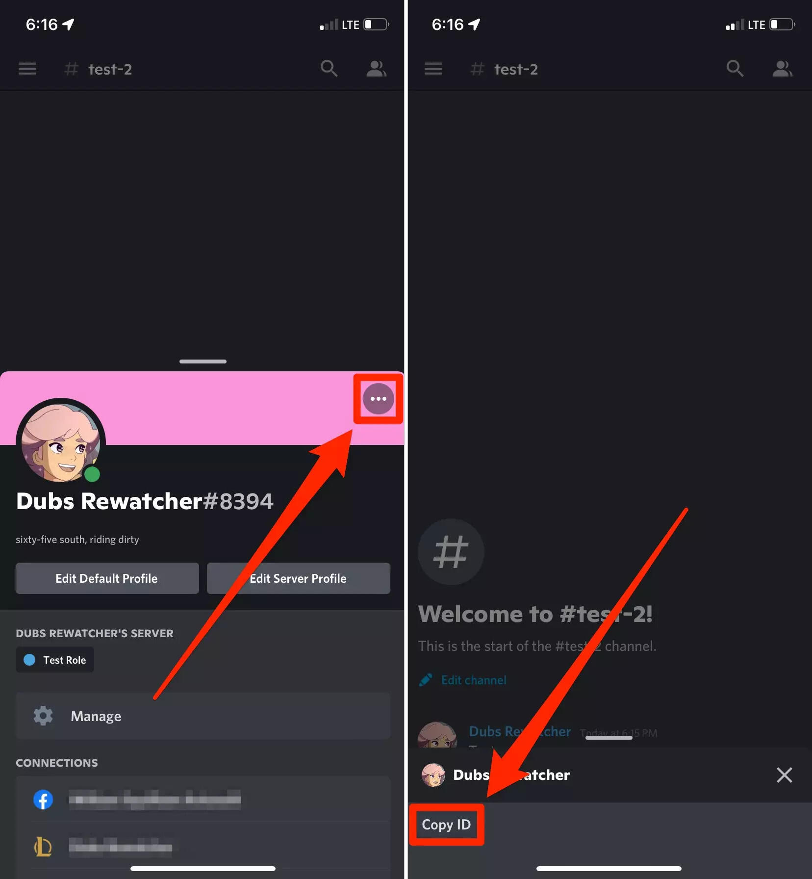 How to get the Discord ID of a user or message.