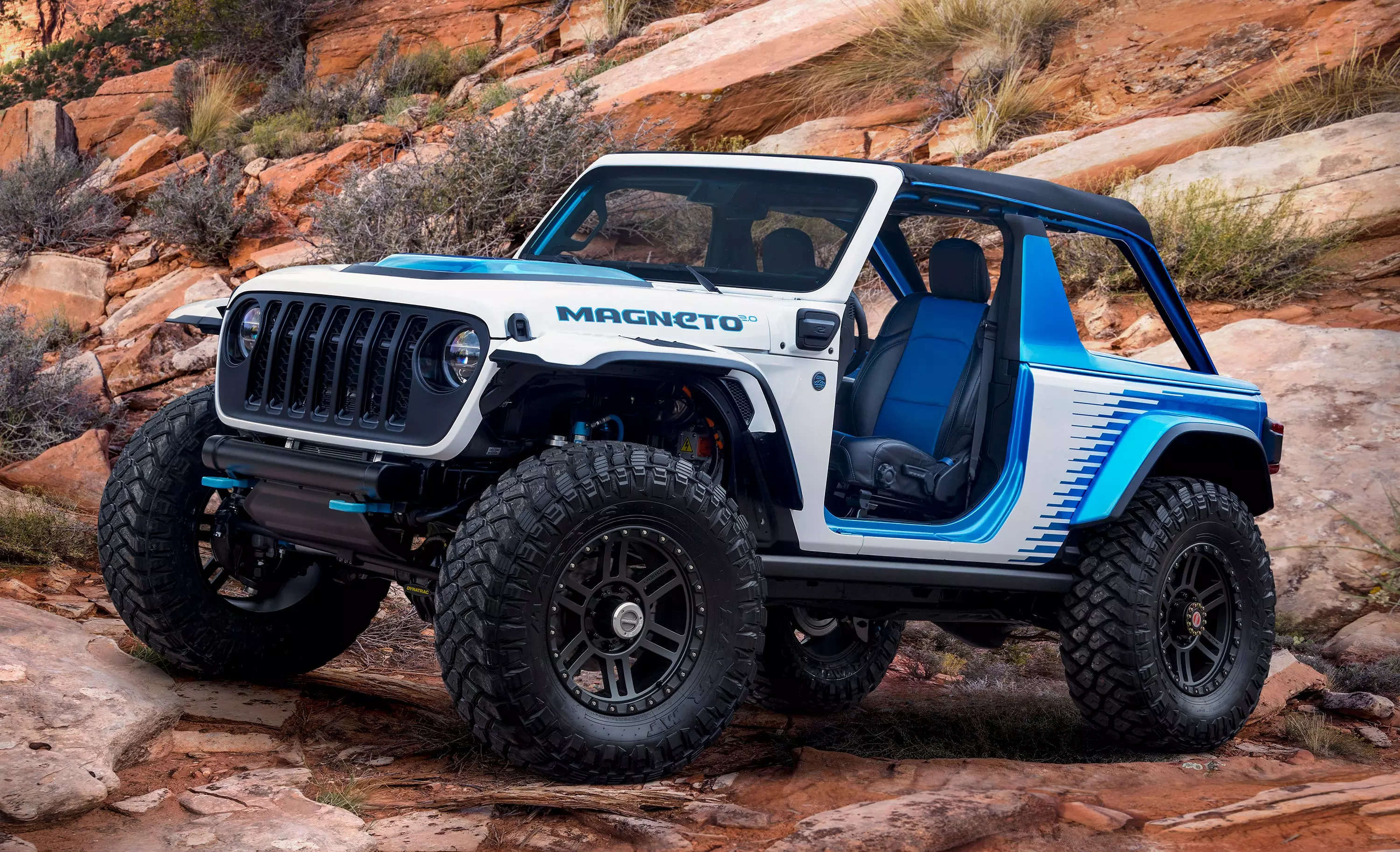 Jeep says its new electric Wrangler concept goes 0-60 mph in 2 seconds,  matching Tesla's $136,000 car | Business Insider India