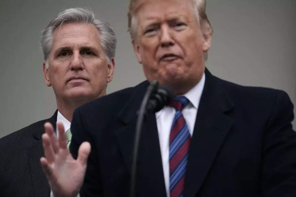 
Trump says he and Kevin McCarthy are on good terms after leaked audio revealed the GOP leader pushed for Trump to step down
