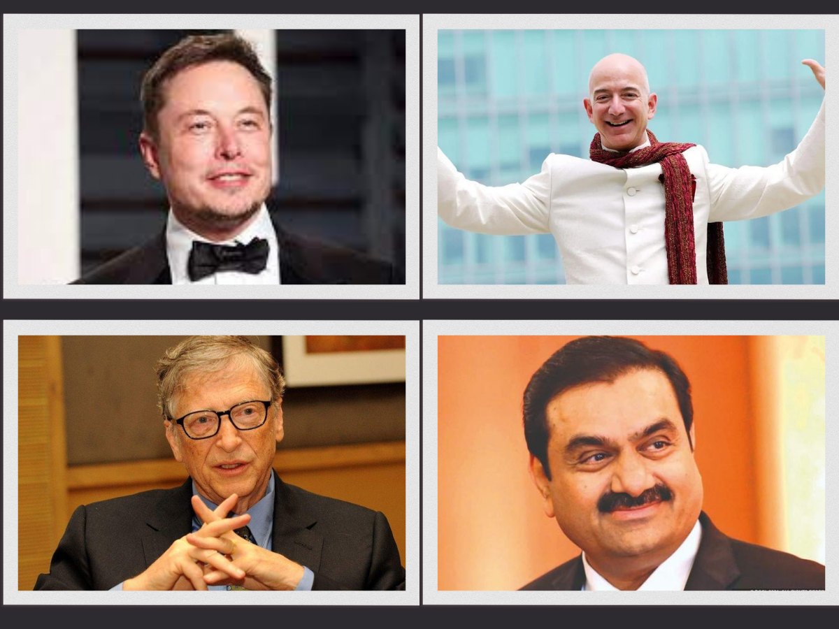 100 richest people in the world: Some interesting