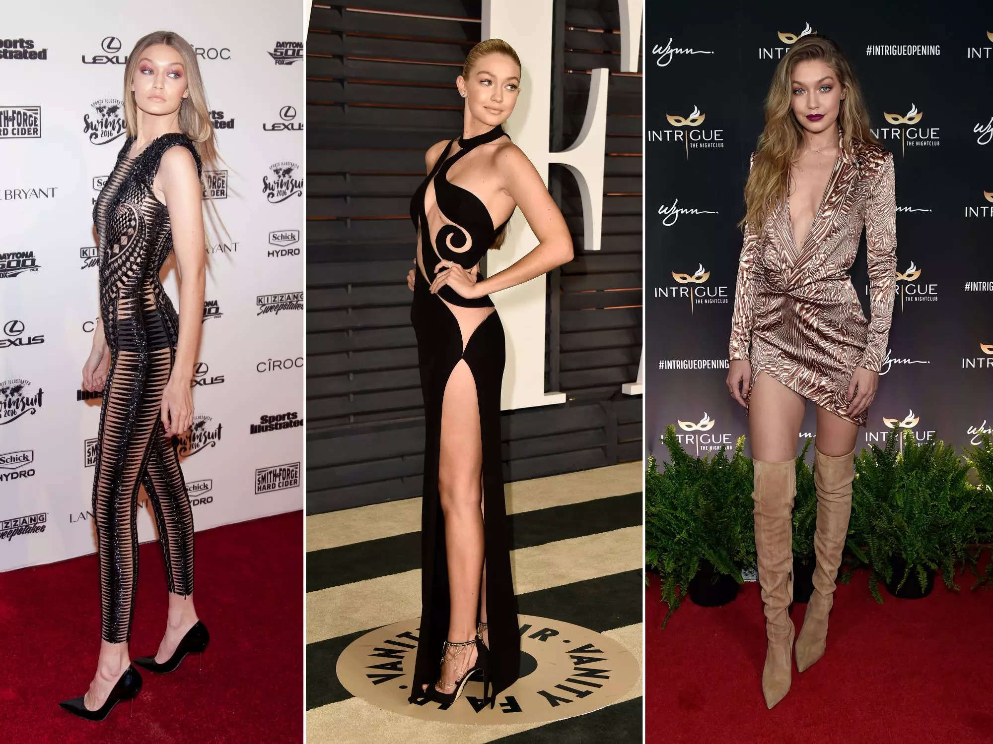 Gigi Hadid In Burberry - Out In New York - Red Carpet Fashion Awards