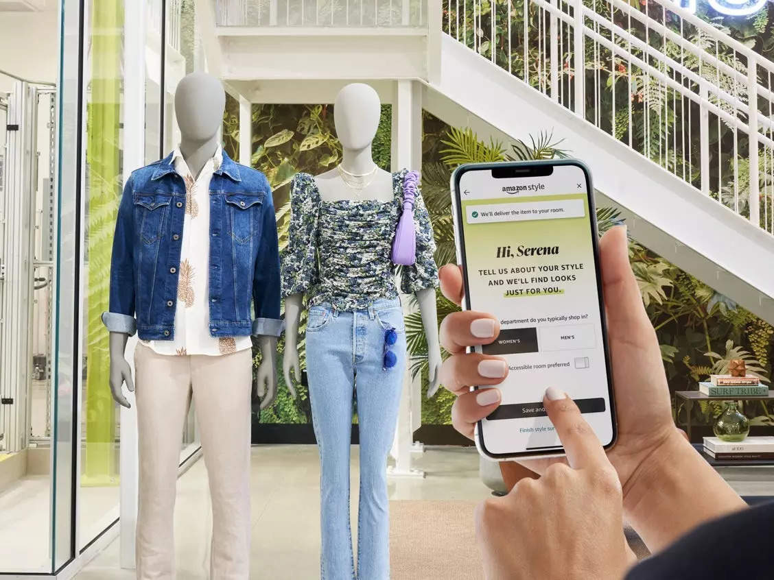 Amazon has opened its first brick-and-mortar clothing store, which uses QR codes to make trying on clothes easier