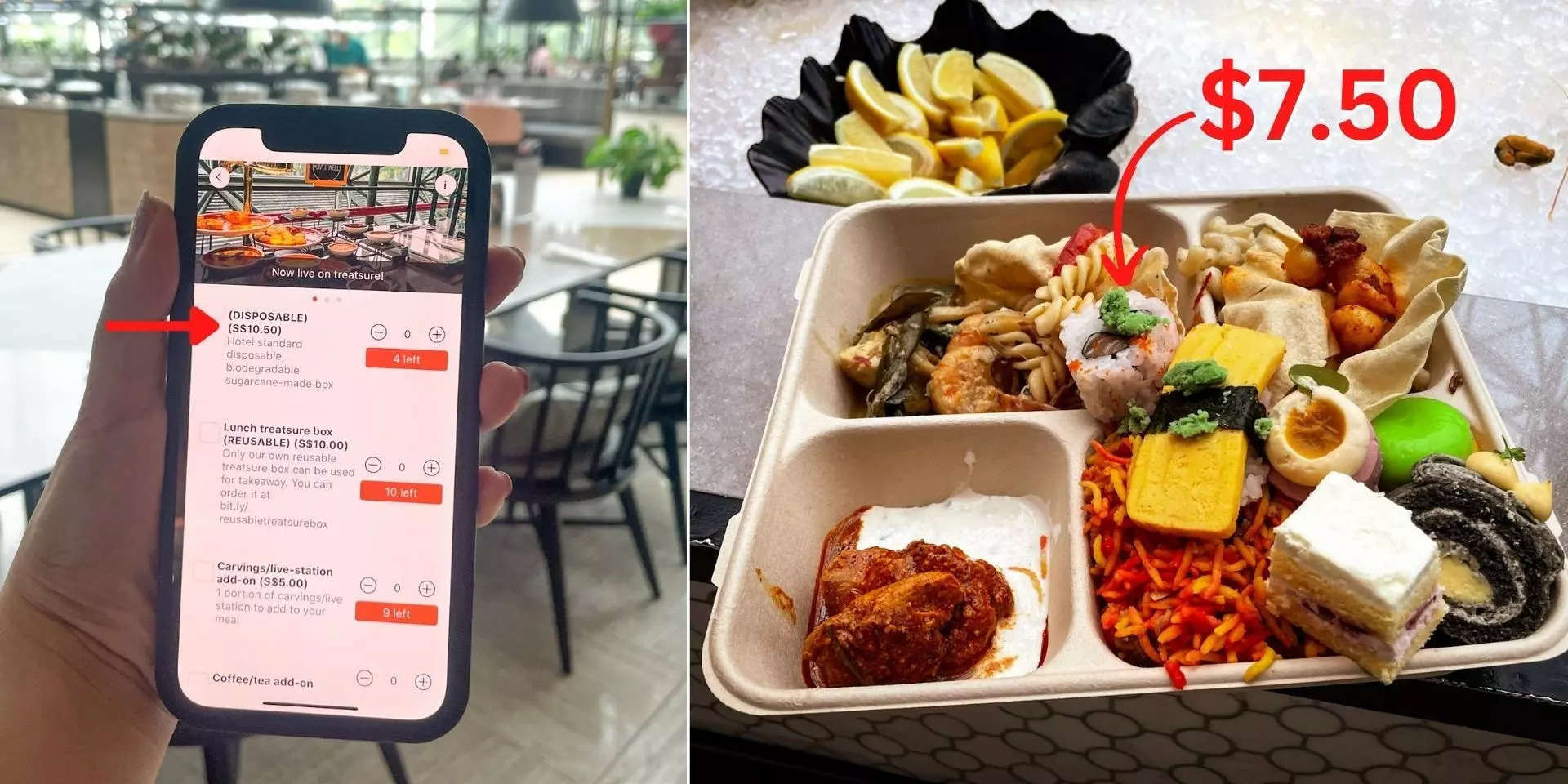 A Singapore company charges you $7.50 to eat leftovers from high-end hotel buffets. I put it to the test.