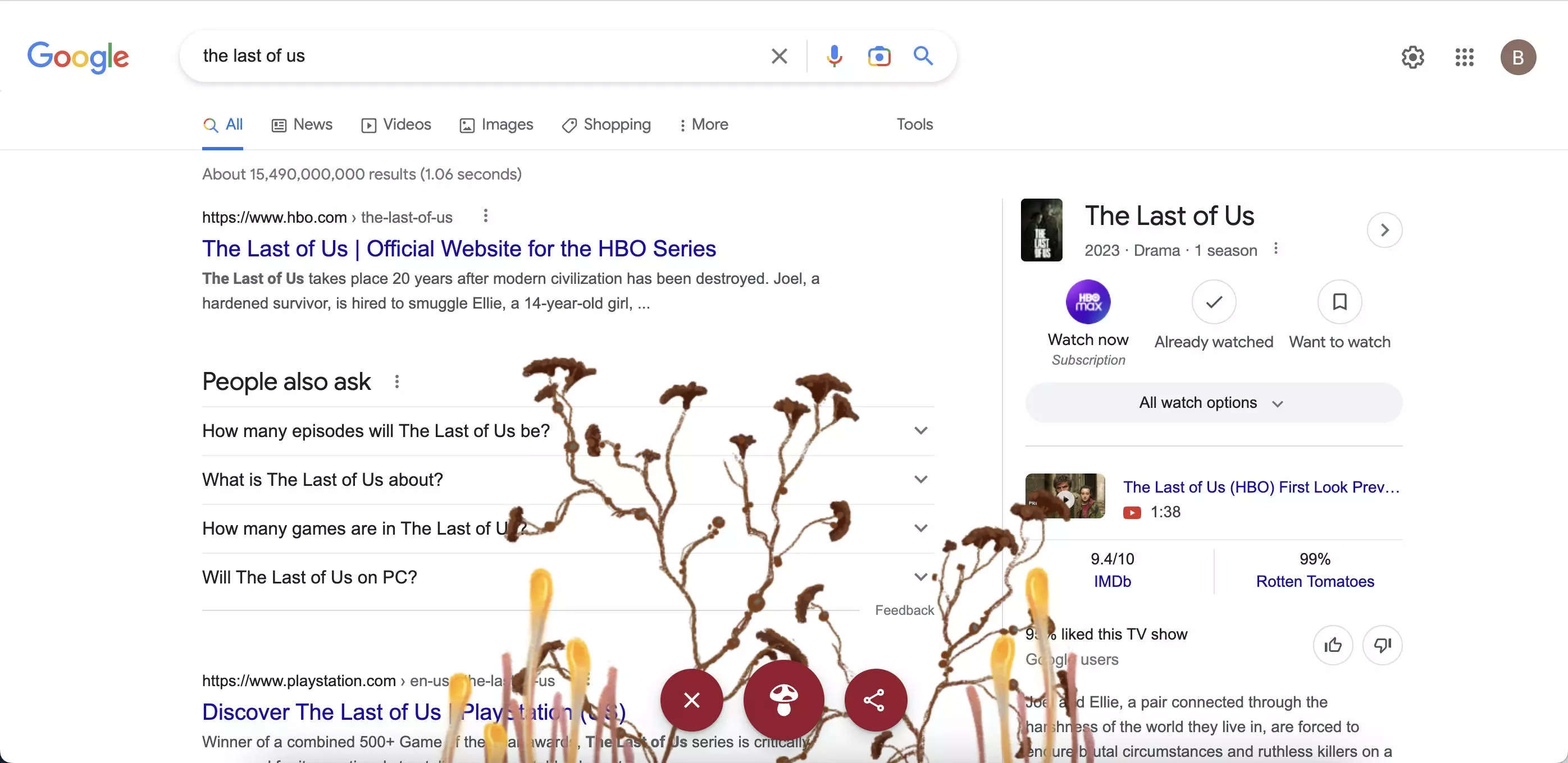 Type 'The Last of Us' Into Google Search To Get A Creepy Surprise - TV Shows