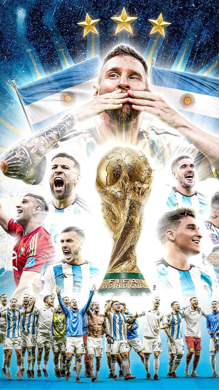 Messi Lifting The World Cup Wallpapers  Wallpaper Cave