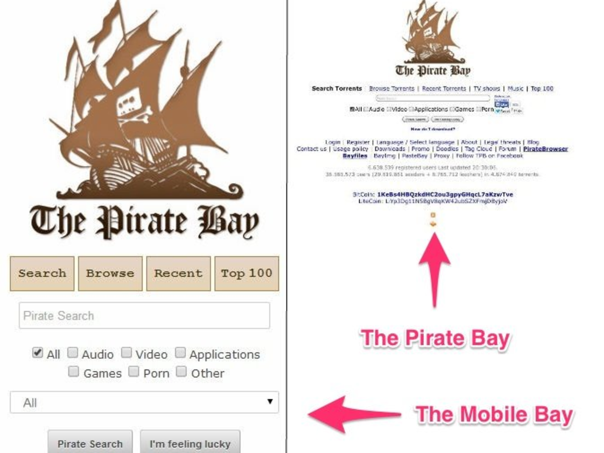 Controversial Torrent Site The Pirate Bay Just Made It Easier To Download  Movies On Your Phone