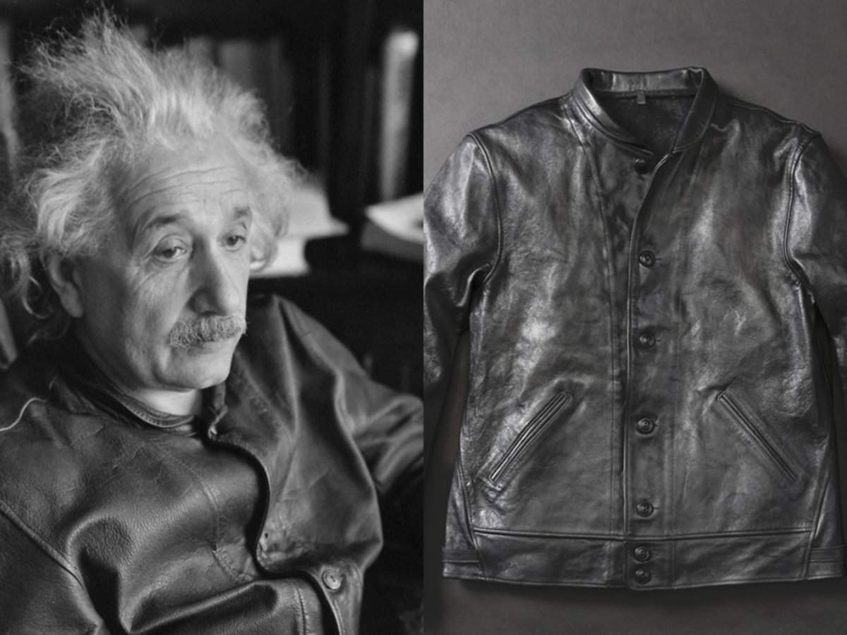 Levi's made an exact replica of Albert Einstein's iconic leather jacket and  sold it for $1,200 | Business Insider India