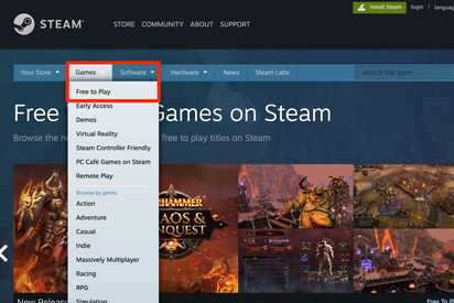MUST TRY: Free-to-Play Games on Steam - HeyUGuys