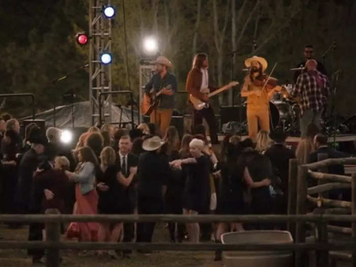 In episode one, the band playing at John's governor's ball has been referenced on the show before.