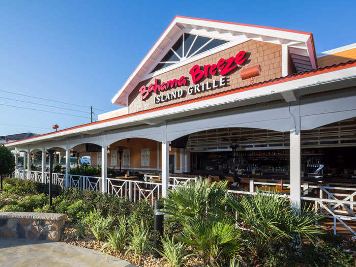 Although I'd never visited, Bahama Breeze has been around since 1996.