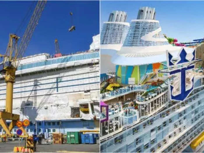In mid-May, the cruise line invited a group of reporters to visit the upcoming Icon of the Seas while under construction in Turku, Finland's Meyer Turku shipyard.