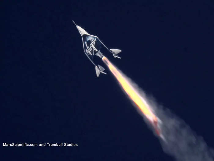 Virgin Galactic's passengers are set to fly more than 50 miles above the ground but not enter Earth's orbit.
