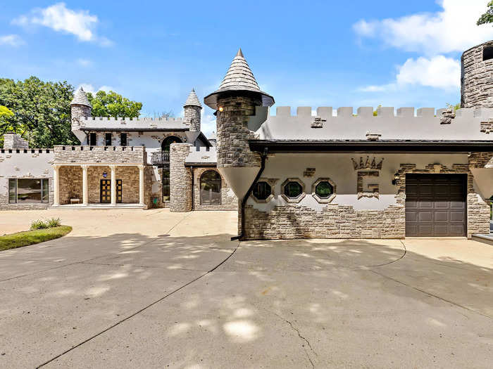 The home is located in Barrington Hills, an affluent community 40 miles northwest of Chicago.