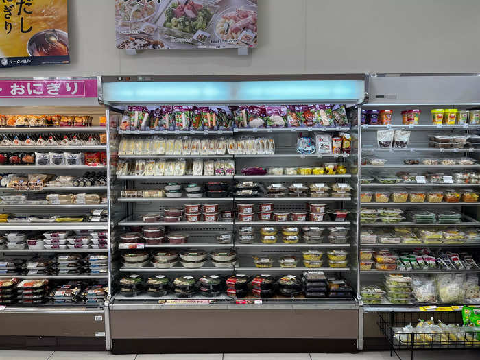 Food and drinks are the cornerstone of convenience stores in Japan.
