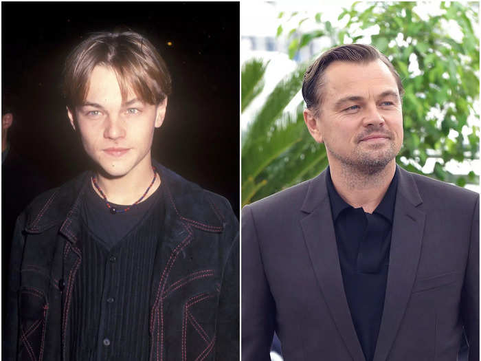 Leonardo DiCaprio in 1993 vs. 2023. 