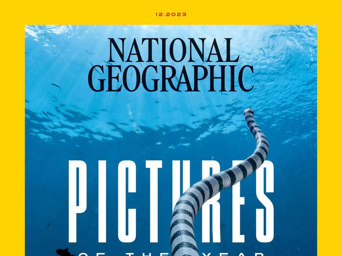 National Geographic's December 2023 issue highlights the magazine's Pictures of the Year.