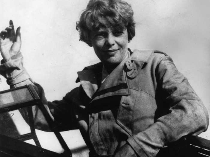 1. Earhart crashed her plane and drowned in the Pacific Ocean.