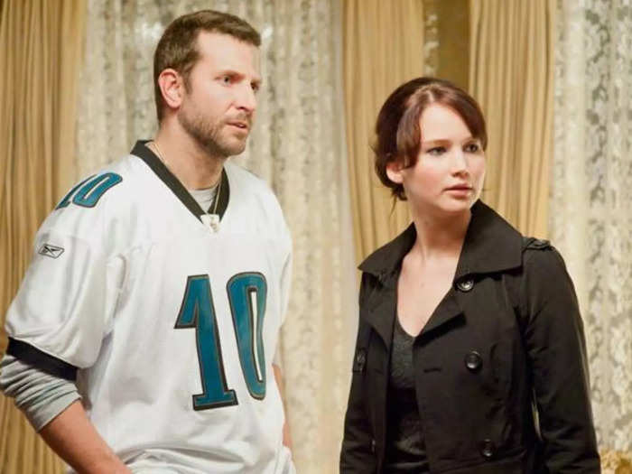 "Silver Linings Playbook" love interests Bradley Cooper and Jennifer Lawrence are over 15 years apart.