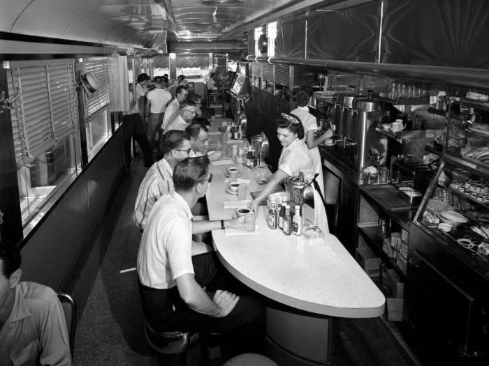 The first railcar-style diners popped up in New Jersey in the early 1900s.