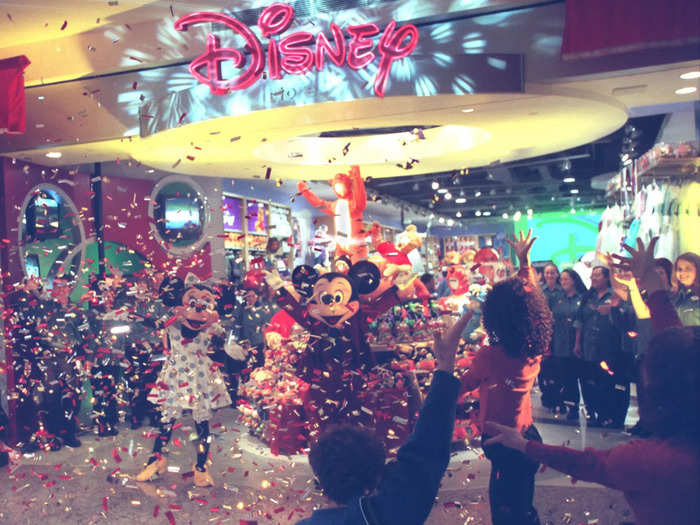The Disney Store was a staple of shopping malls between 1987 and 2021.