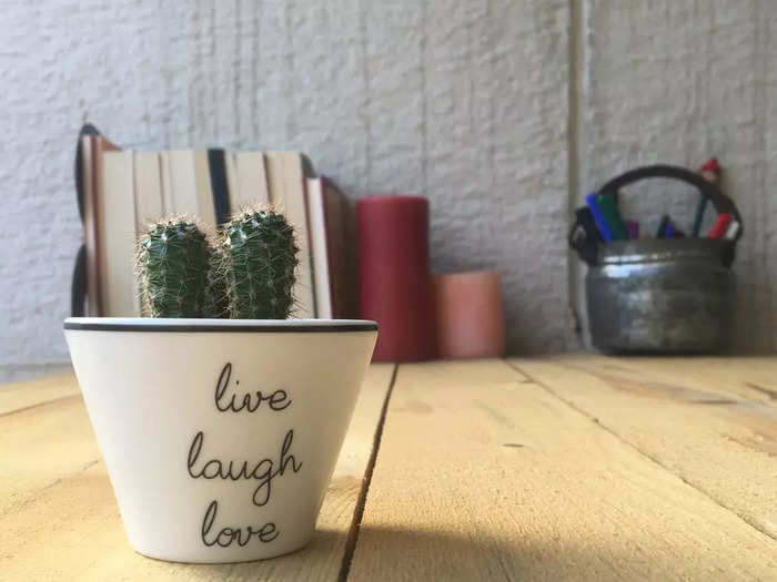 Leaving up all the "Live, Laugh, Love" pillows and quotes around your home.