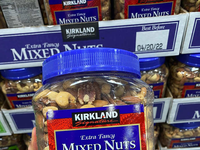 Instead of buying mixed salted nuts, I just buy the variety I need.
