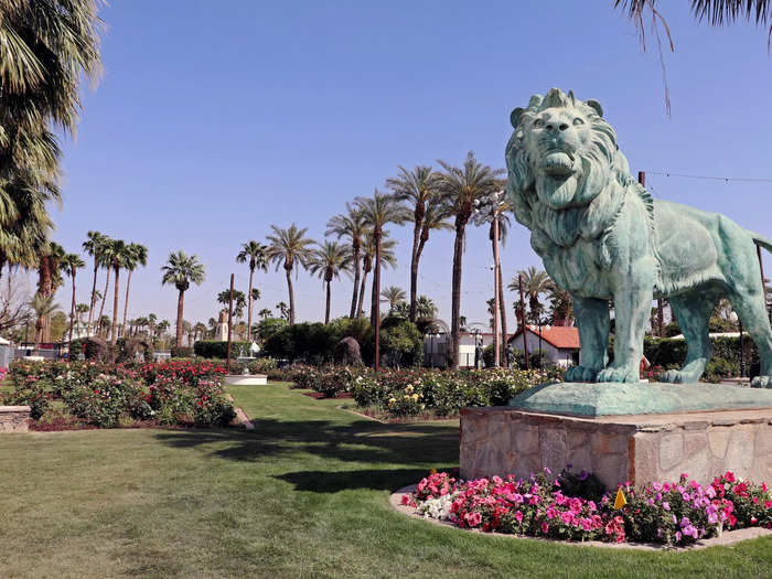 Each night at Coachella, a lavish meal for VIP guests is served in the famous Rose Garden.
