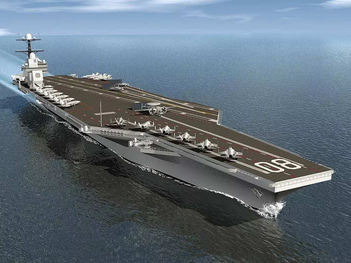 A new Ford-class aircraft carrier