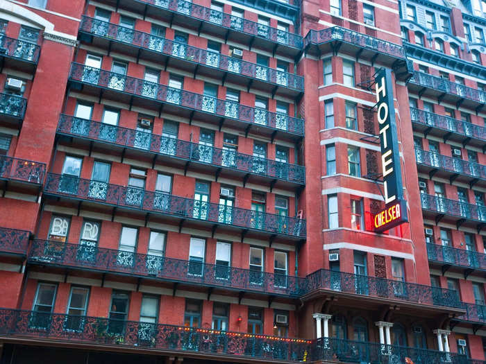 1. The Chelsea Hotel in New York is referenced in the title track of "The Tortured Poets Department."