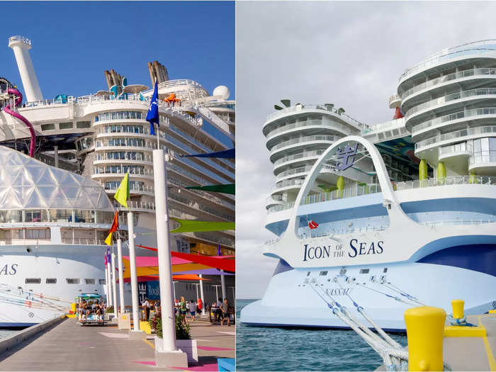 I sailed on Royal Caribbean's Wonder of the Seas in 2022 and its larger successor, Icon of the Seas, in January.