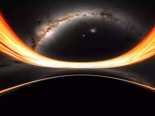 
Here’s what falling inside a black hole would look like, according to a NASA supercomputer simulation
