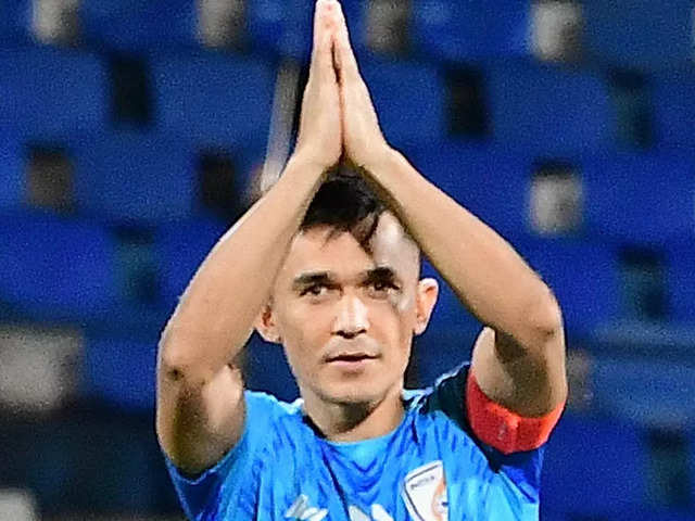 
Indian football icon Sunil Chhetri, who trails only Ronaldo and Messi on international goal-scoring charts, announces retirement
