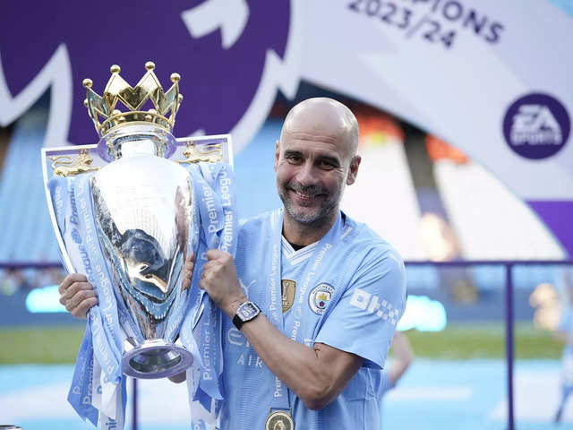 
‘Everything is done’: Guardiola ponders motivation to continue as Manchester City win record fourth successive Premier League
