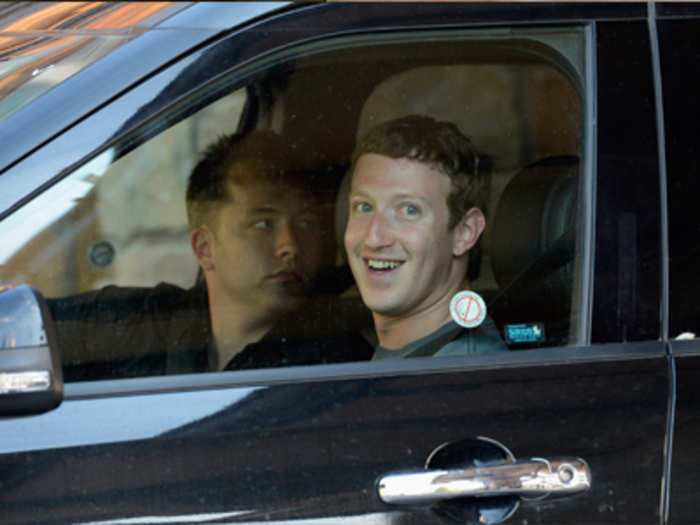 Mark Zuckerberg has been spotted driving both an Acura TSX and a Honda Fit
