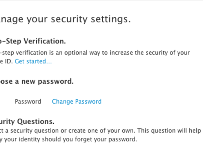 The first thing you should do is set up two-step verification