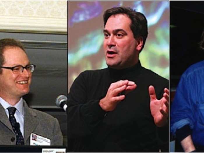 CHEMISTRY: A. Paul Alivisatos, Chad A. Mirkin, and Nadrian "Ned" C. Seeman for their contributions to the field of DNA Nanotechnology. Together, they've worked to design tiny objects made with DNA with applications in fields like nano-medicine.