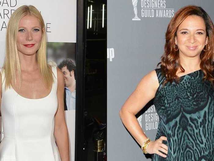 Gwyneth Paltrow and Maya Rudolph attended the same private high school in Santa Monica.