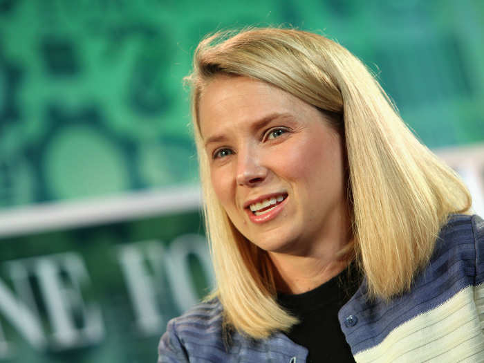 Marissa Mayer took over Yahoo in July 2012.