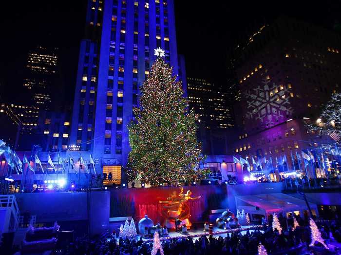 Pile into Rockefeller Center with 250,000 other spectators to watch this year's Norway Spruce light up with a flick of the switch. There will also be performances by Mary J. Blige, the Goo Goo Dolls, Mariah Carey, and Kelly Clarkson.