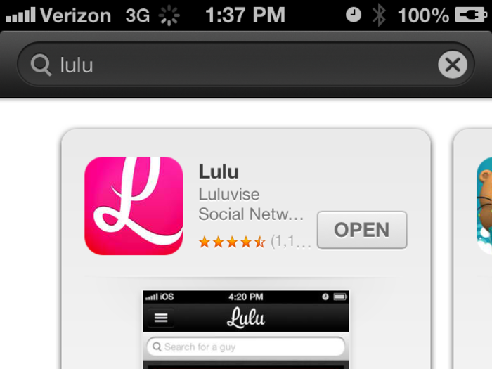 Lulu is a free iOS app. It isn't available for Android devices yet.