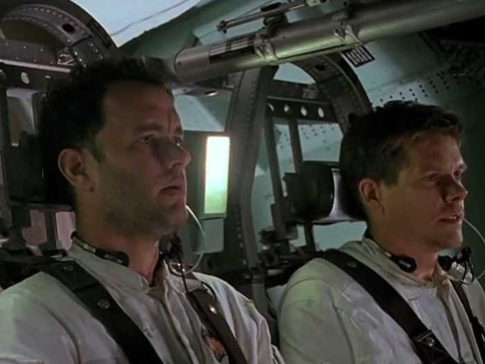 The weightlessness in "Apollo 13" was thanks to a military plane that recreated zero gravity.
