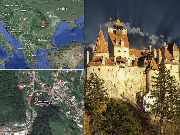 Bran Castle is located in Romania, near the city of Brasov.