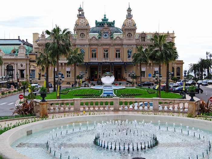 The "Belle Epoque"-style Casino de Monte Carlo is the centerpiece of Monaco, a tiny principality nestled into the French Riviera.