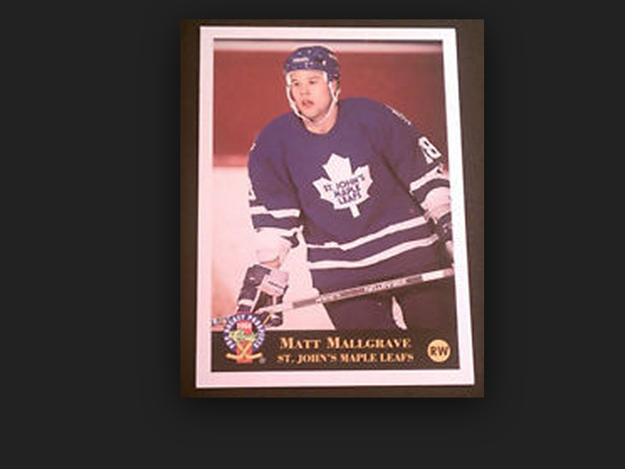 Dave Tiger Williams trading card (Vancouver Canucks Hockey Goon