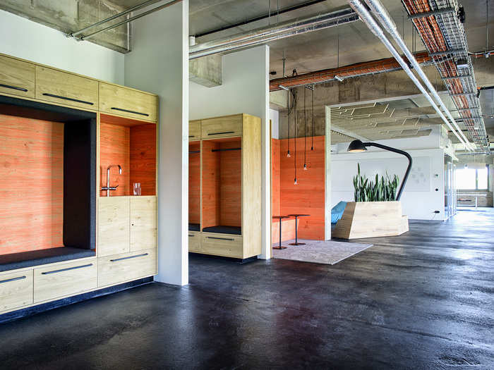SoundCloud's new offices take up 2,910 square feet of space in a campus called Factory. The building is at the heart of Berlin's growing tech scene and has a view of the Berlin Wall Memorial. Mozilla, Zendesk, and MyFitnessPal all have office space there.